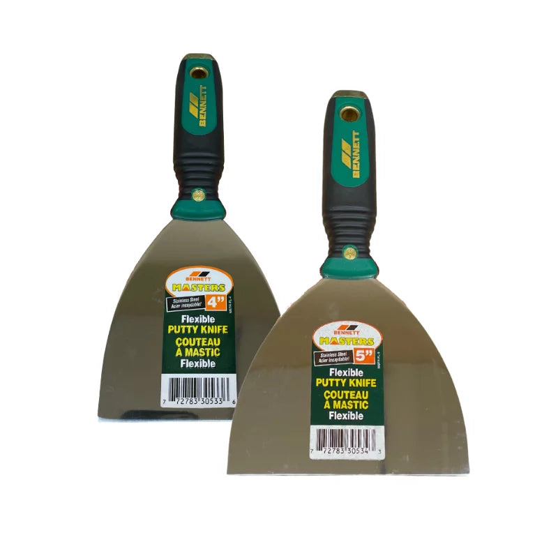 BENNETT Masters Stainless Steel Flexible Putty Knife