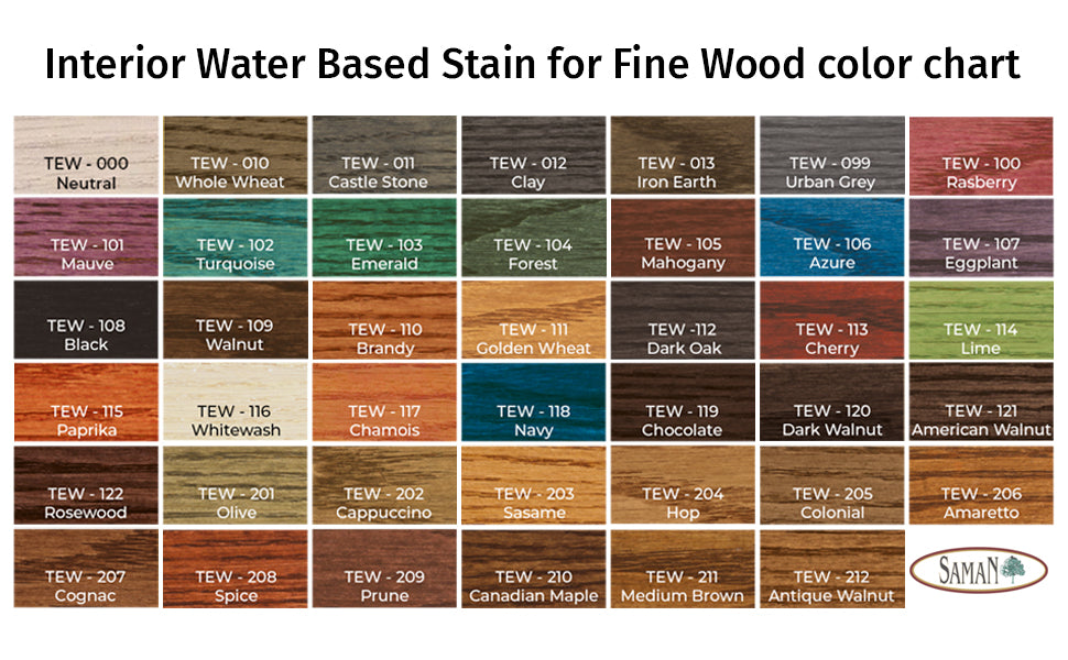 Samean Apple SamaN Water based stain Sesame 236ml TEW-203 – Harvey’s Paint ...